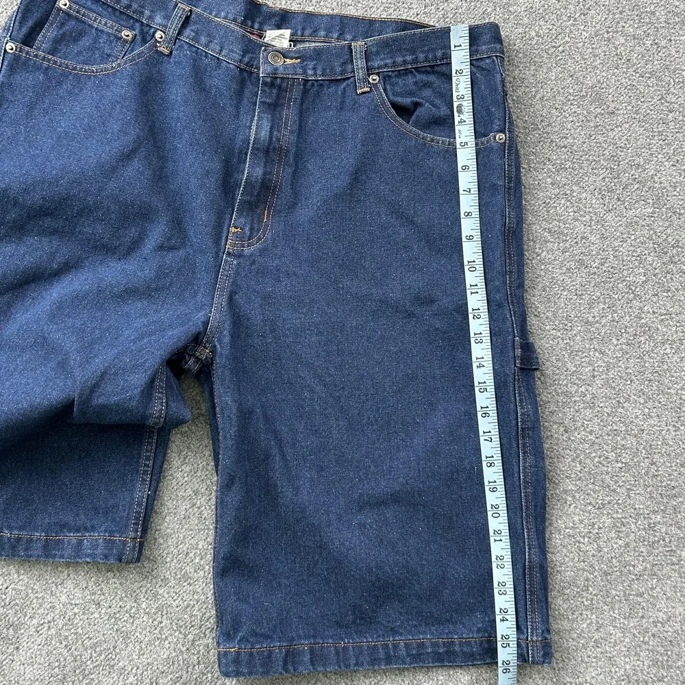 OLICO Shorts Mens 40 Blue Denim Jean‎ Relaxed Fit Jort 12 Inseam Carpenter Baggy